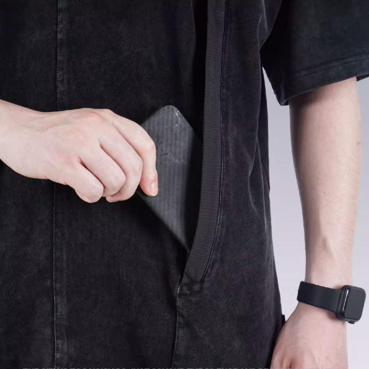 【SILENSTORM】レトロサンドウォッシュサイバーTシャツ