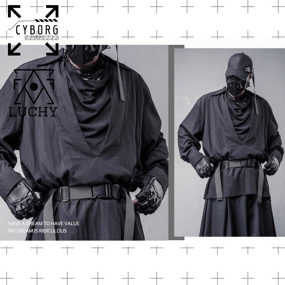 【CYBORG】カオス・ドレープシャドウシャツ - LUCHYテックウェア&サバゲー専門店