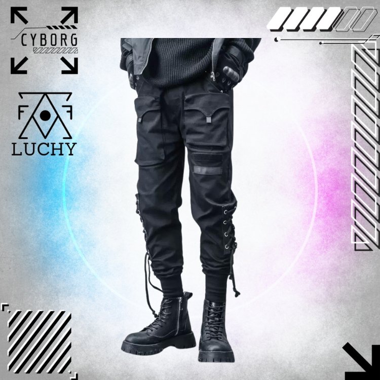 【CYBORG】ストラップヒップホップパンツ - LUCHYテックウェア&サバゲー専門店