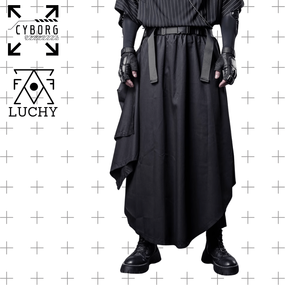 【CYBORG】ダークテイルレイヤードスカートパンツ - LUCHYテックウェア&サバゲー専門店