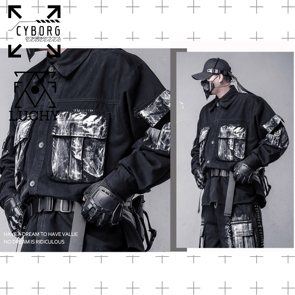 【CYBORG】グリッチ・ユーティリティシャツ - LUCHYテックウェア&サバゲー専門店