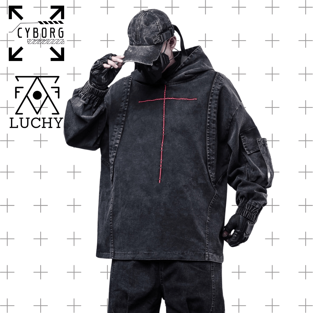 【CYBORG】グラビティ・アノマリークロスフーディ - LUCHYテックウェア&サバゲー専門店