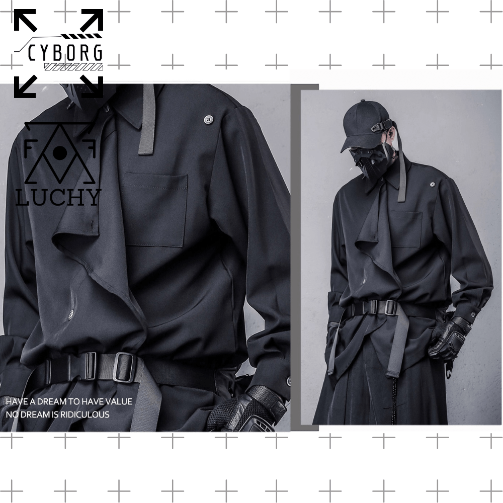 【CYBORG】シンギュラリティ・ルーズフィットシャツ - LUCHYテックウェア&サバゲー専門店