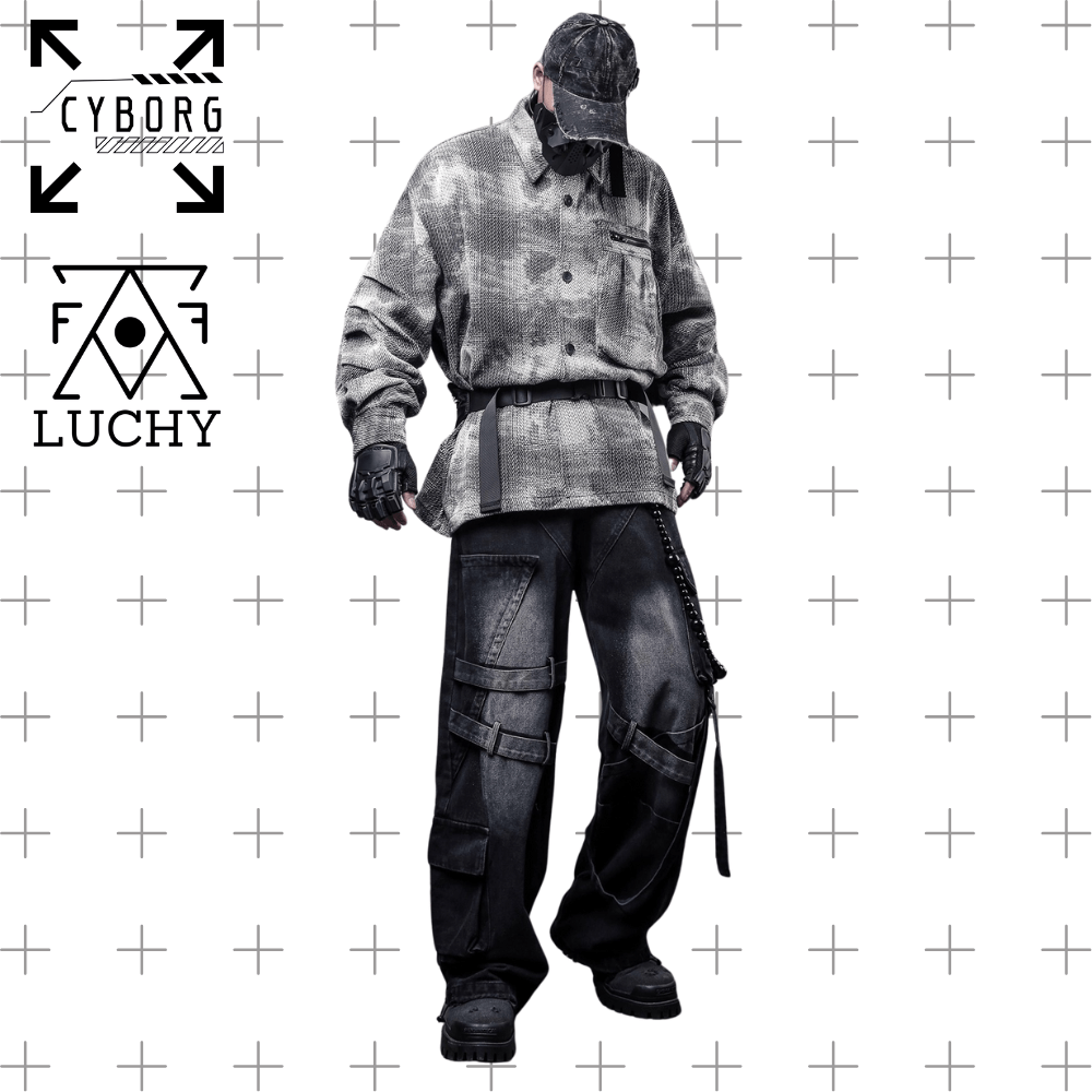 【CYBORG】グリッチ・デストロイオーバーシャツ - LUCHYテックウェア&サバゲー専門店