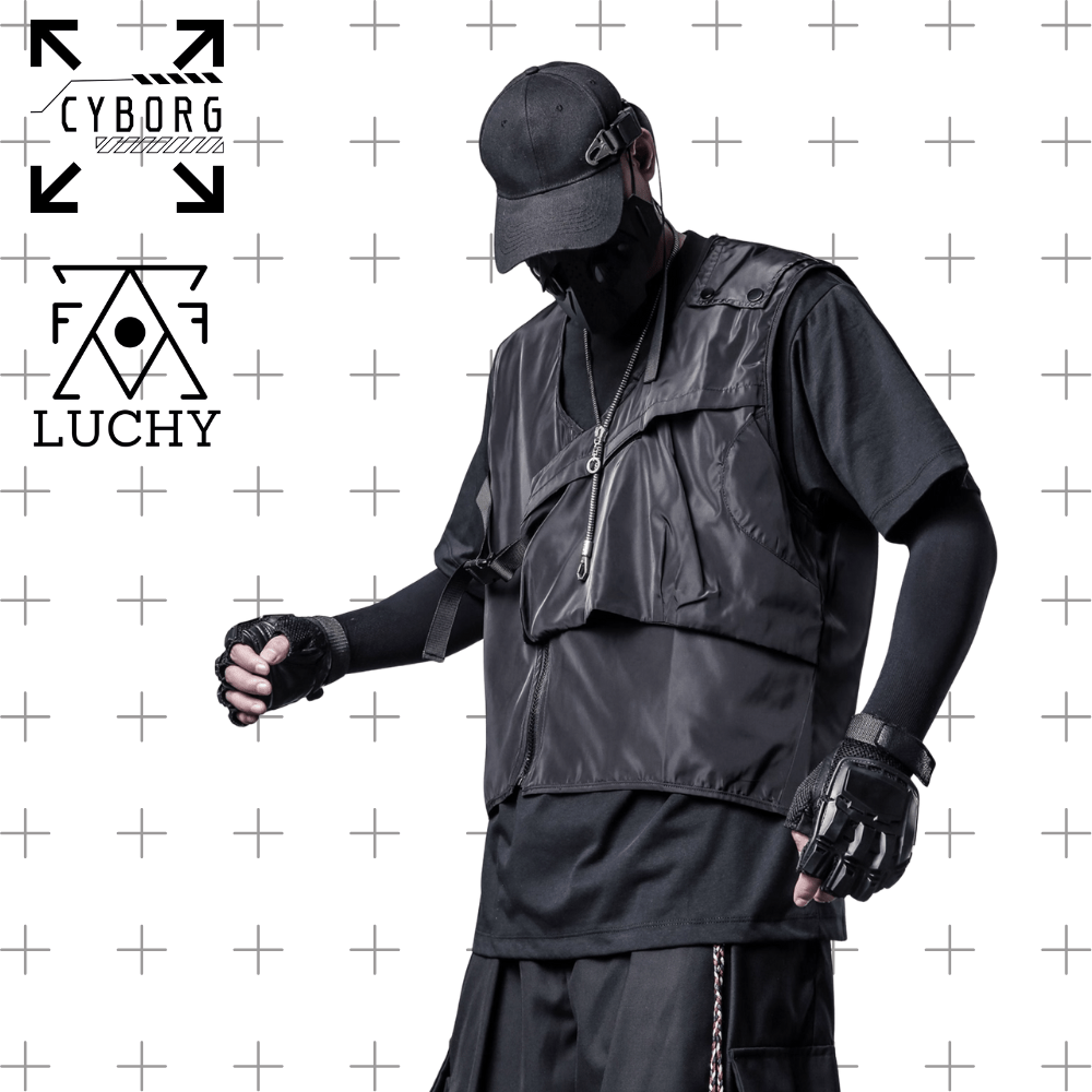 【CYBORG】クロスフラップテックモードベスト - LUCHYテックウェア&サバゲー専門店