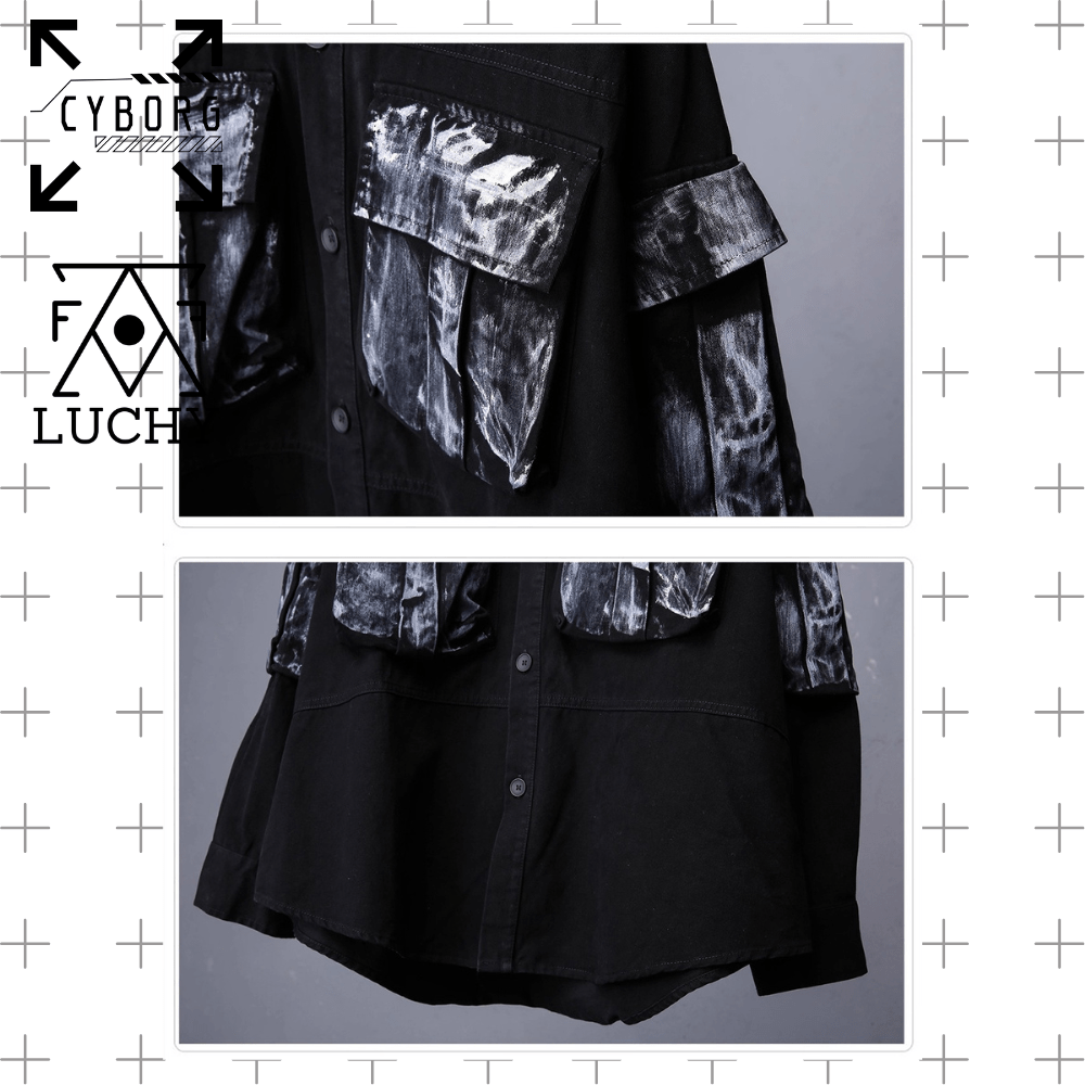 【CYBORG】グリッチ・ユーティリティシャツ - LUCHYテックウェア&サバゲー専門店