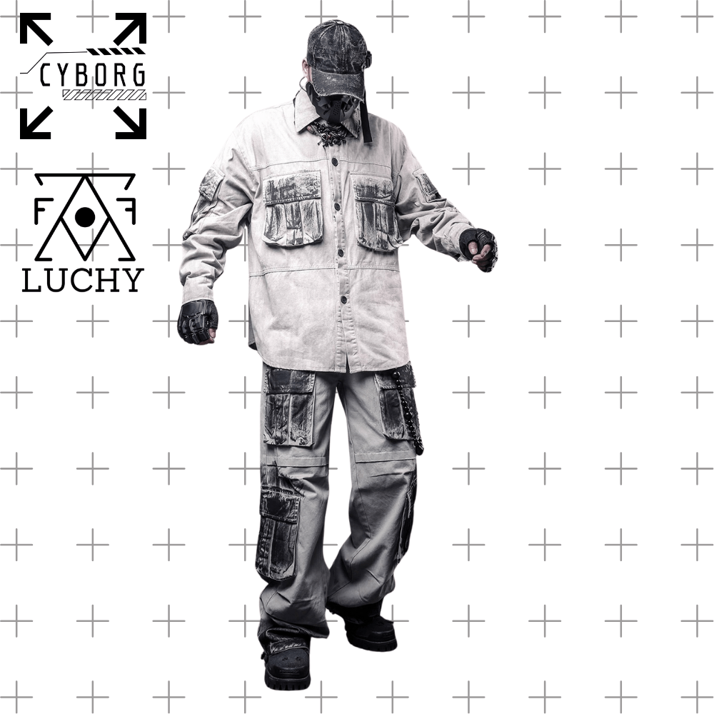 【CYBORG】グリッチ・ユーティリティシャツ - LUCHYテックウェア&サバゲー専門店