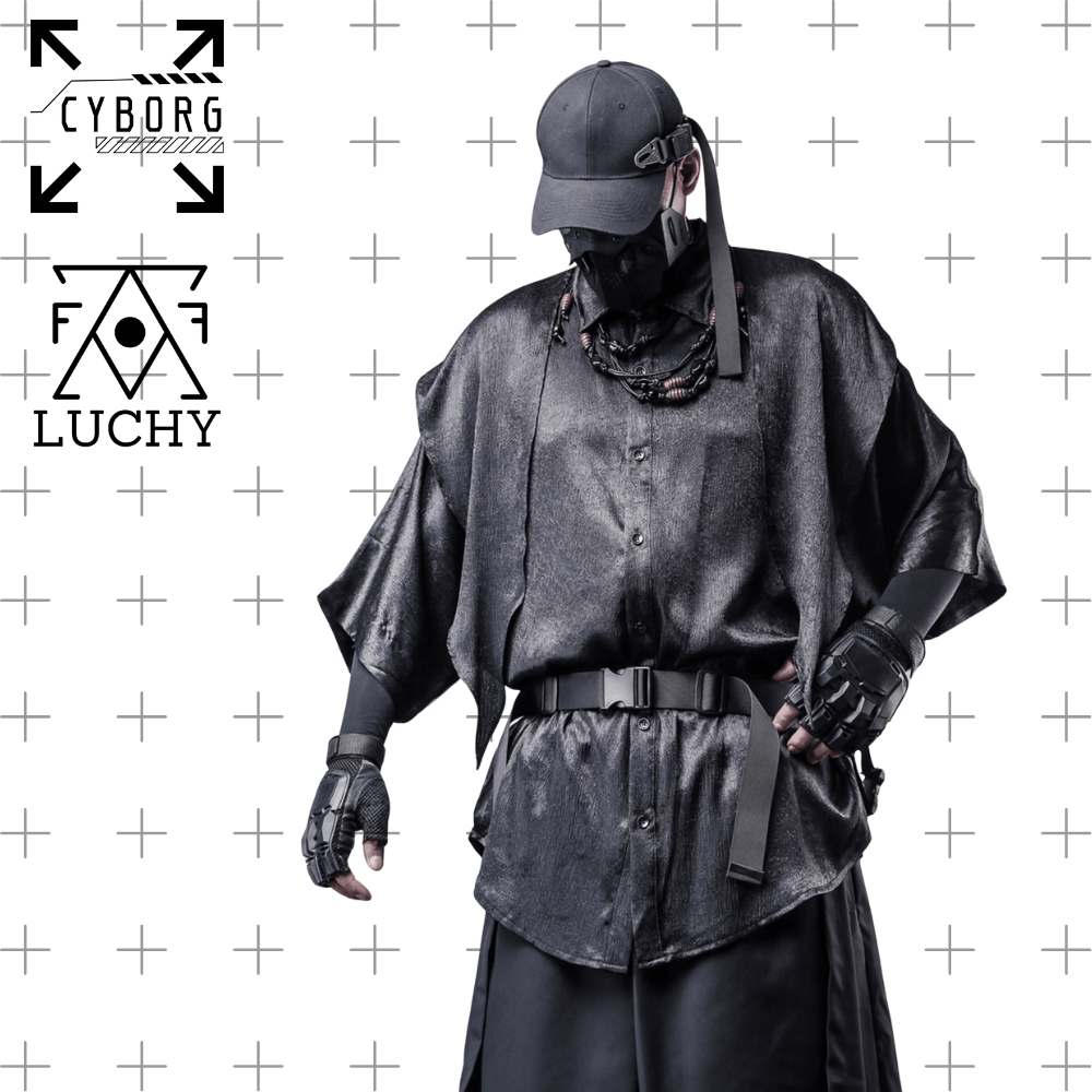 【CYBORG】ドレープシャドウワイドシャツ - LUCHYテックウェア&サバゲー専門店