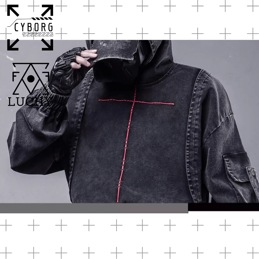 【CYBORG】グラビティ・アノマリークロスフーディ - LUCHYテックウェア&サバゲー専門店