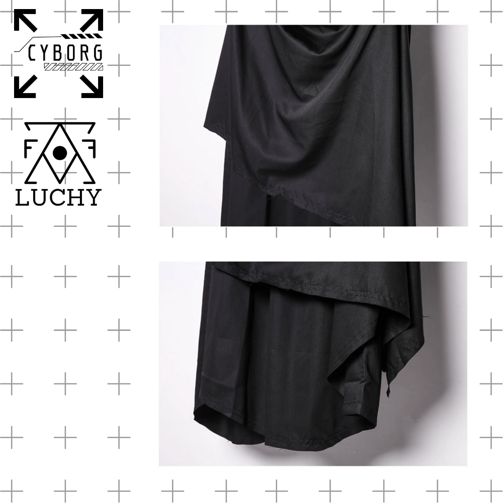 【CYBORG】ダークテイルレイヤードスカートパンツ - LUCHYテックウェア&サバゲー専門店