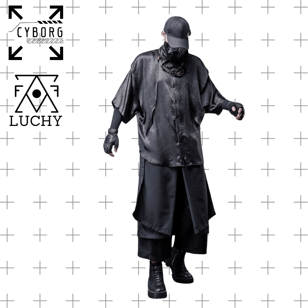 【CYBORG】ドレープシャドウワイドシャツ - LUCHYテックウェア&サバゲー専門店