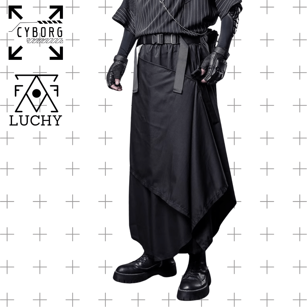 【CYBORG】ダークテイルレイヤードスカートパンツ - LUCHYテックウェア&サバゲー専門店