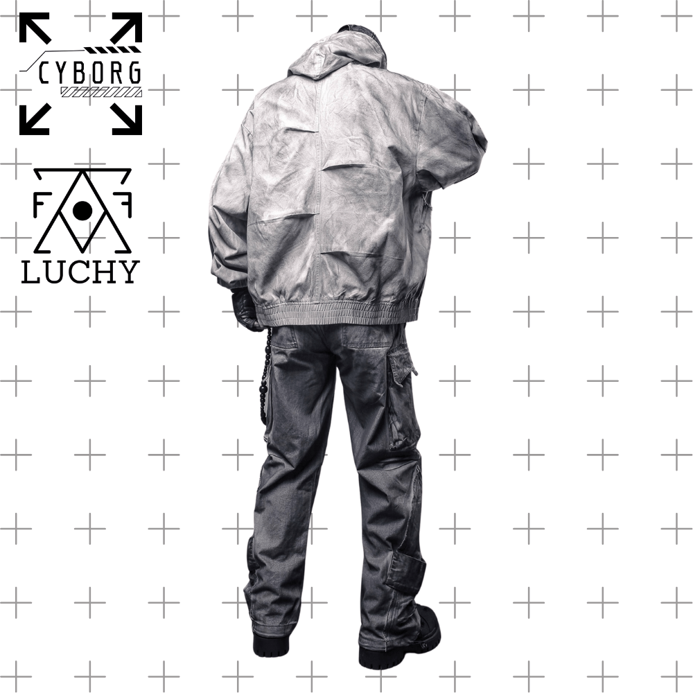 【CYBORG】グリッチ・レムナントフーディジャケット - LUCHYテックウェア&サバゲー専門店