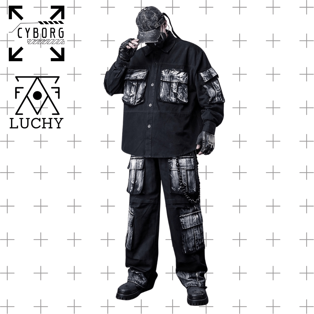 【CYBORG】レムナント・グラフィティカーゴパンツ - LUCHYテックウェア&サバゲー専門店