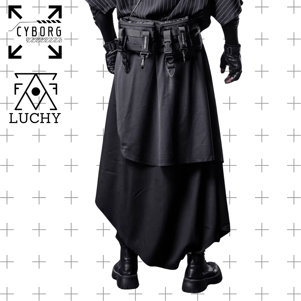 【CYBORG】ダークテイルレイヤードスカートパンツ - LUCHYテックウェア&サバゲー専門店
