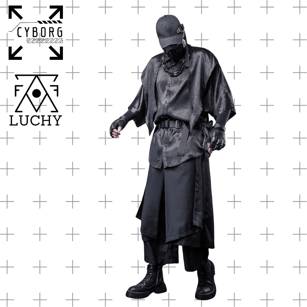 【CYBORG】ドレープシャドウワイドシャツ - LUCHYテックウェア&サバゲー専門店