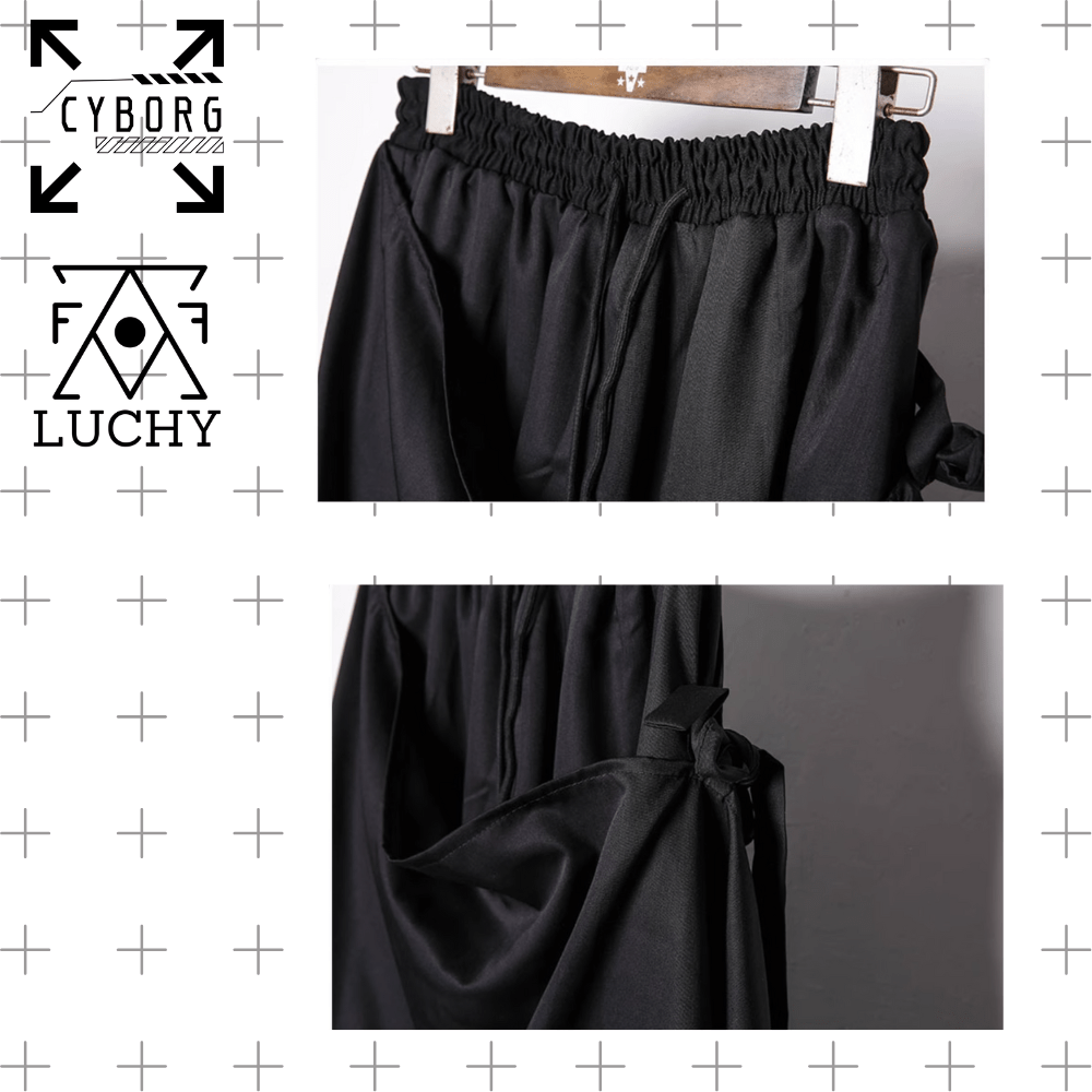 【CYBORG】ダークテイルレイヤードスカートパンツ - LUCHYテックウェア&サバゲー専門店