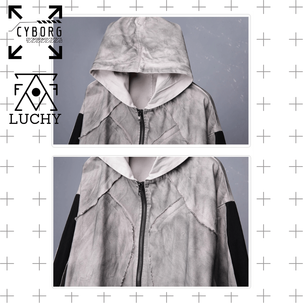【CYBORG】グリッチ・レムナントフーディジャケット - LUCHYテックウェア&サバゲー専門店