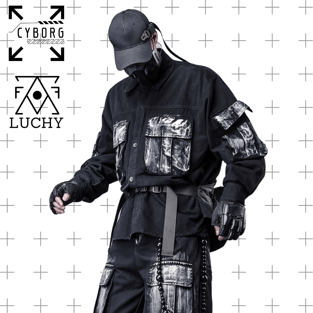 【CYBORG】グリッチ・ユーティリティシャツ - LUCHYテックウェア&サバゲー専門店