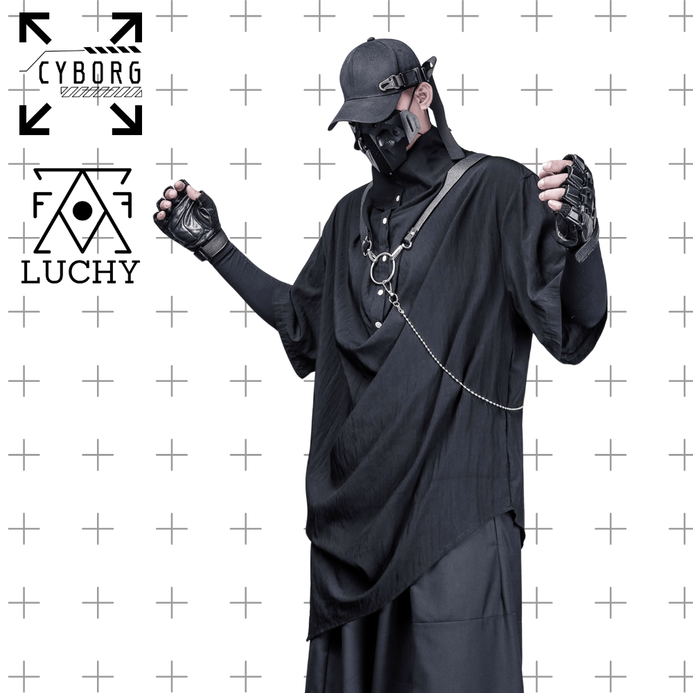 【CYBORG】テクノシルエットアシンメトリーシャツ - LUCHYテックウェア&サバゲー専門店