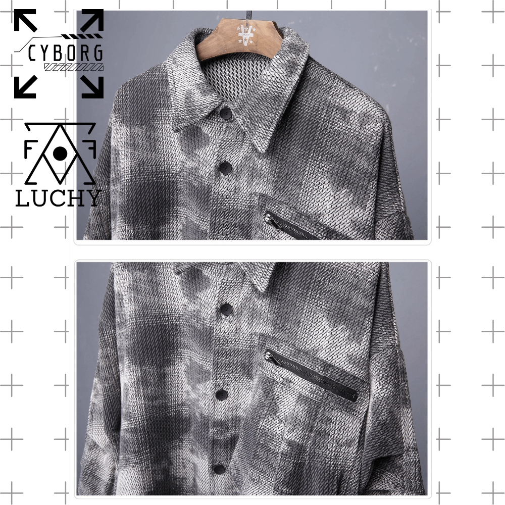 【CYBORG】グリッチ・デストロイオーバーシャツ - LUCHYテックウェア&サバゲー専門店