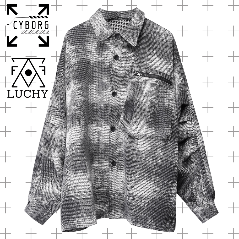【CYBORG】グリッチ・デストロイオーバーシャツ - LUCHYテックウェア&サバゲー専門店