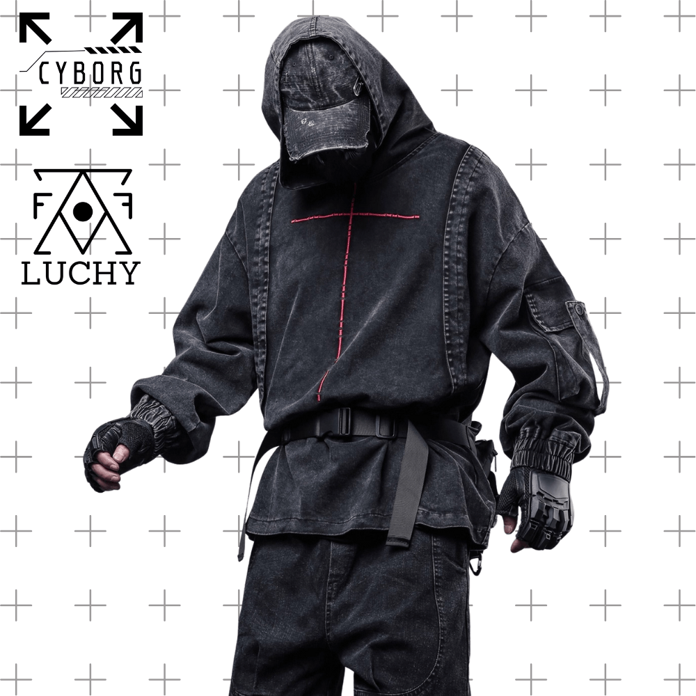 【CYBORG】グラビティ・アノマリークロスフーディ - LUCHYテックウェア&サバゲー専門店
