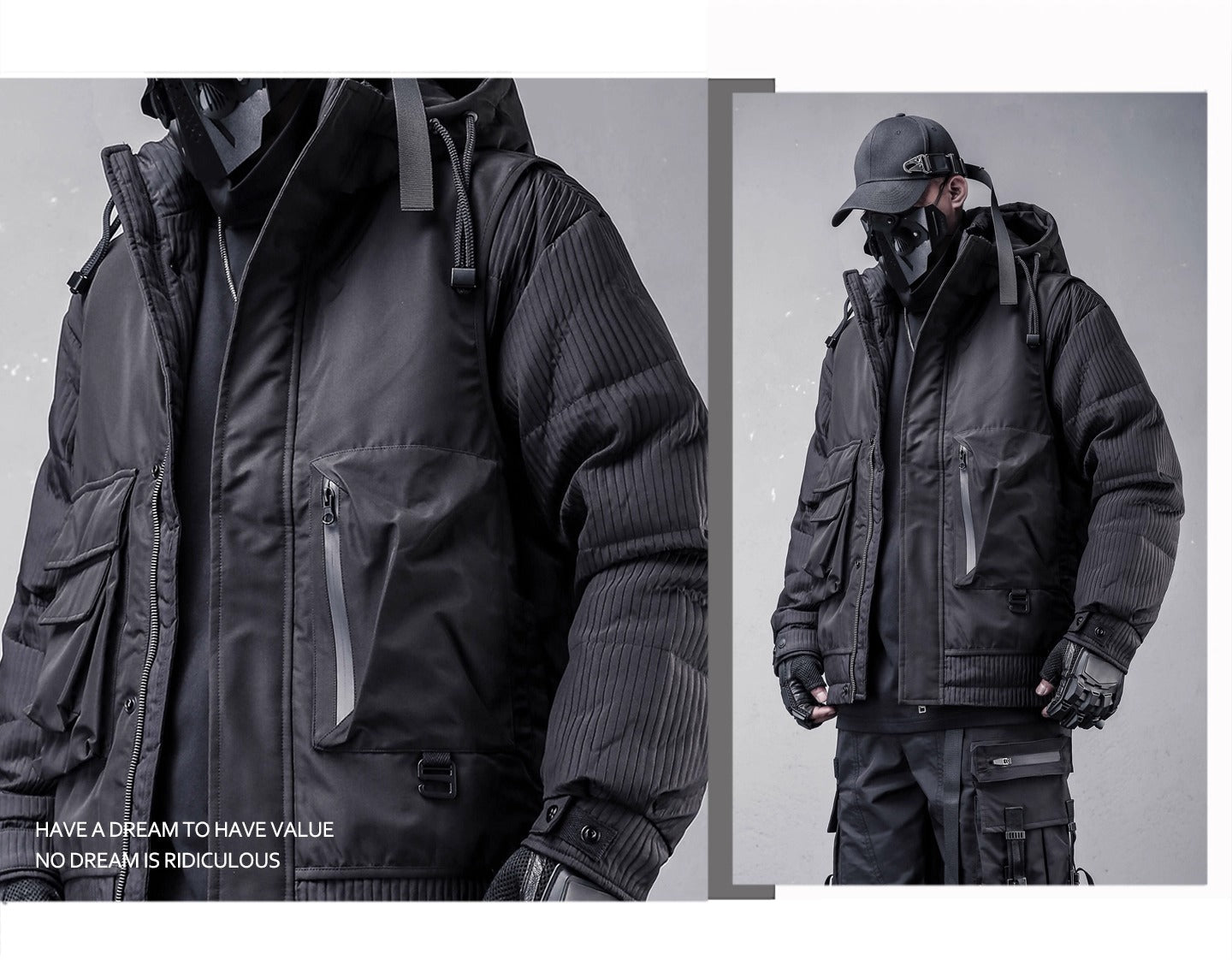 【CYBORG】ハイブリッド・アーマー・ダウンジャケット - LUCHYテックウェア&サバゲー専門店