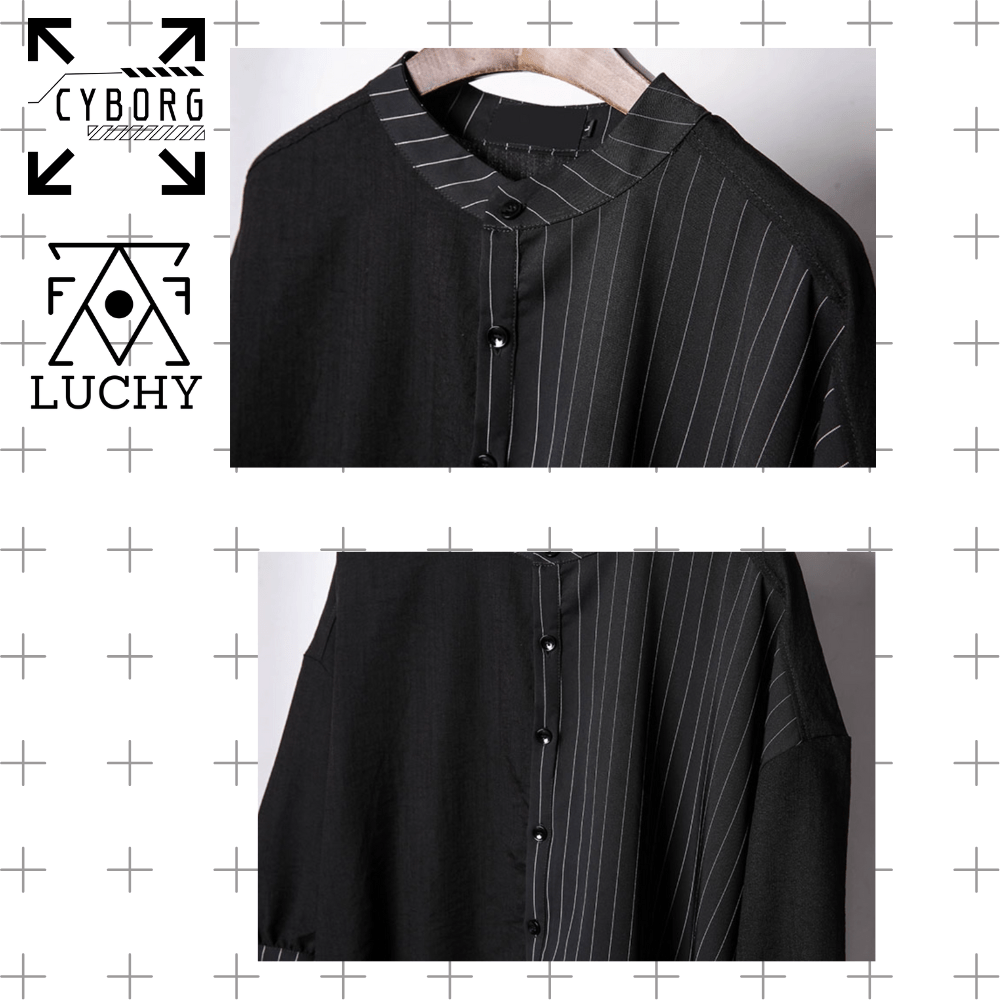 【CYBORG】ストライプフラクションシャツ - LUCHYテックウェア&サバゲー専門店