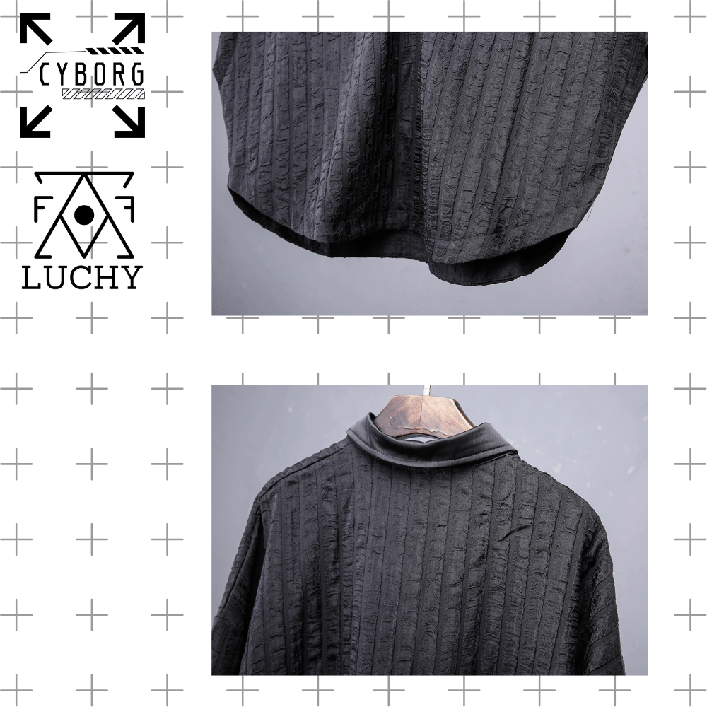 【CYBORG】アーバンシャドウ・立体ストライプPOLO - LUCHYテックウェア&サバゲー専門店