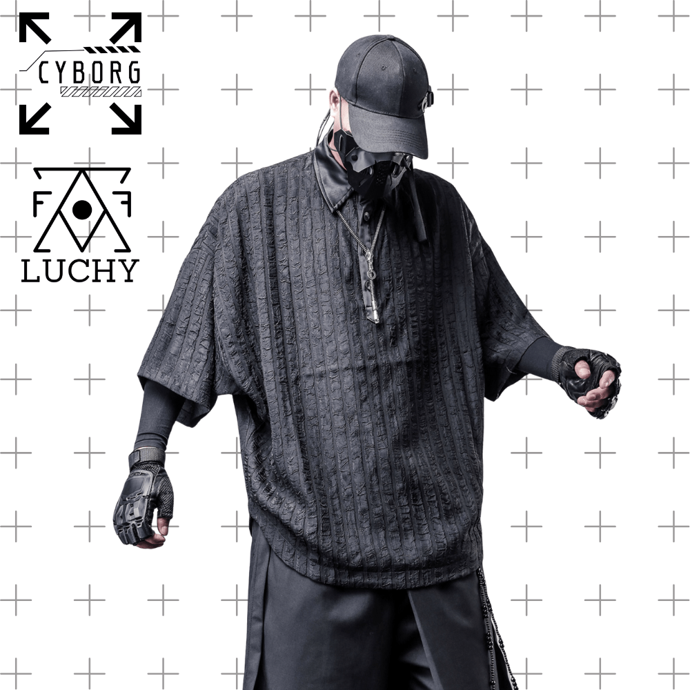 【CYBORG】アーバンシャドウ・立体ストライプPOLO - LUCHYテックウェア&サバゲー専門店