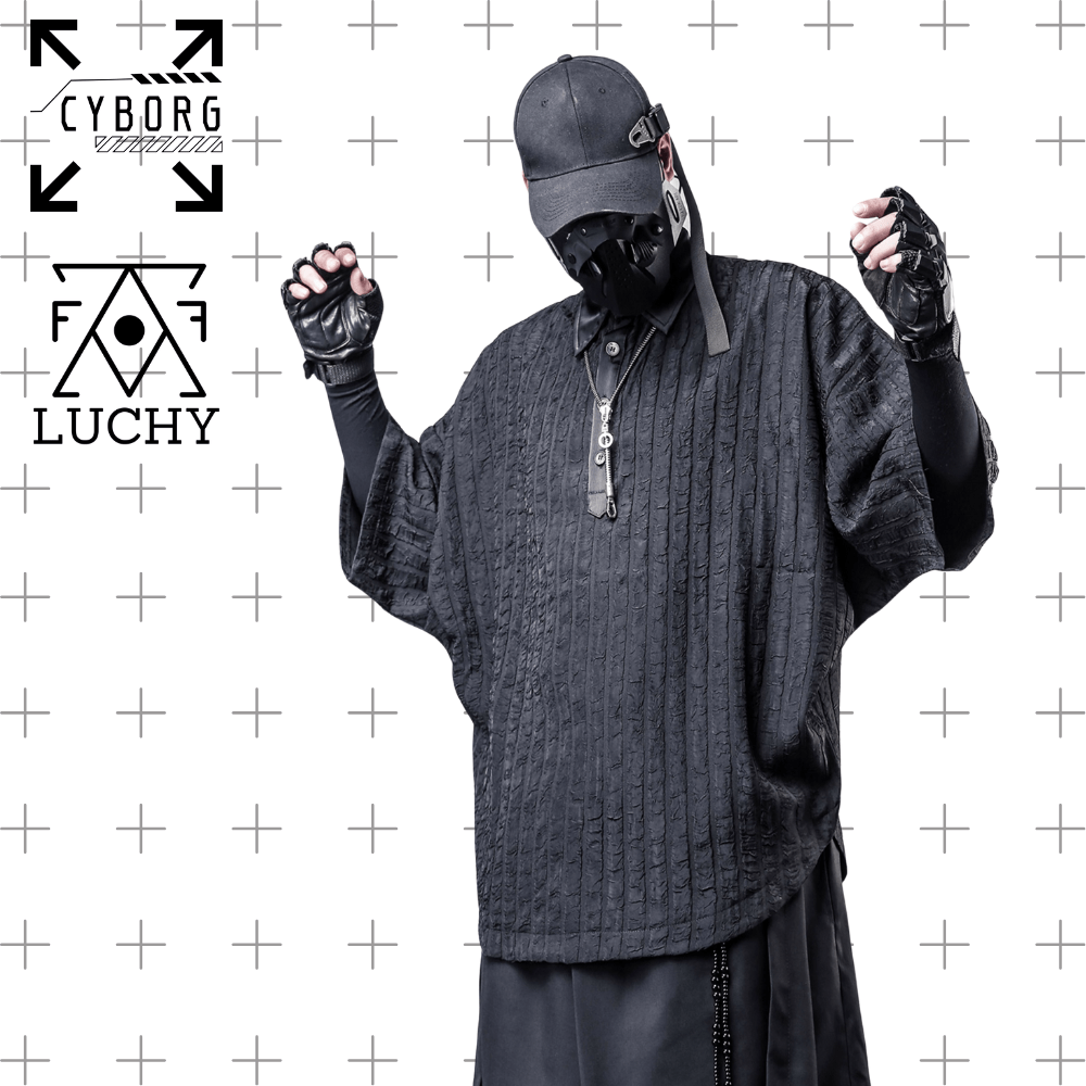 【CYBORG】アーバンシャドウ・立体ストライプPOLO - LUCHYテックウェア&サバゲー専門店