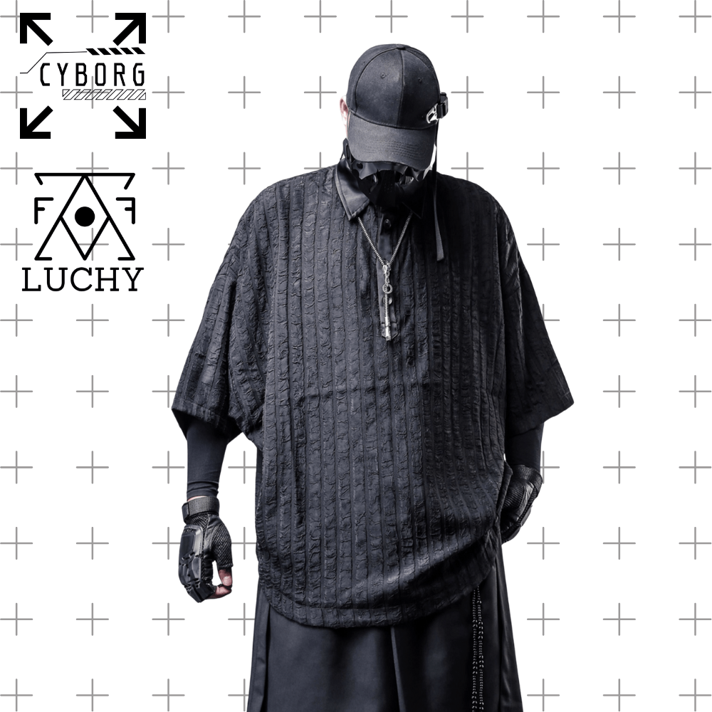 【CYBORG】アーバンシャドウ・立体ストライプPOLO - LUCHYテックウェア&サバゲー専門店