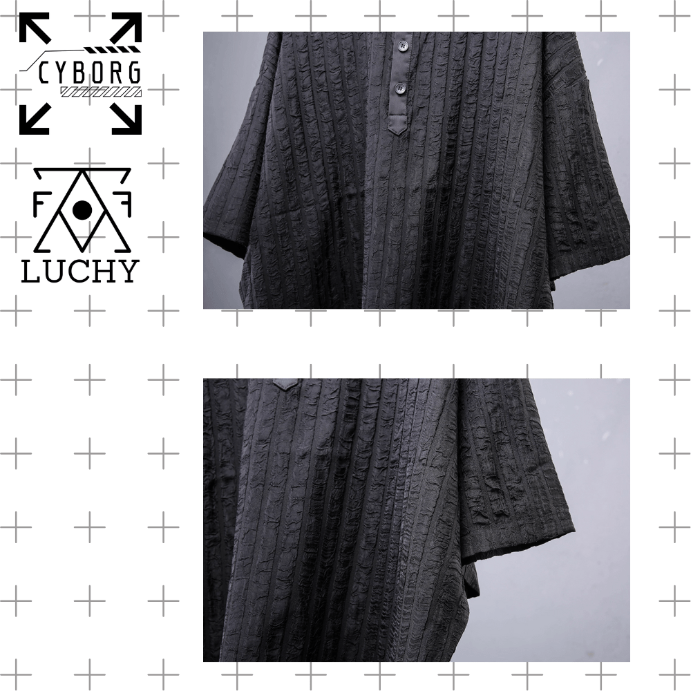 【CYBORG】アーバンシャドウ・立体ストライプPOLO - LUCHYテックウェア&サバゲー専門店