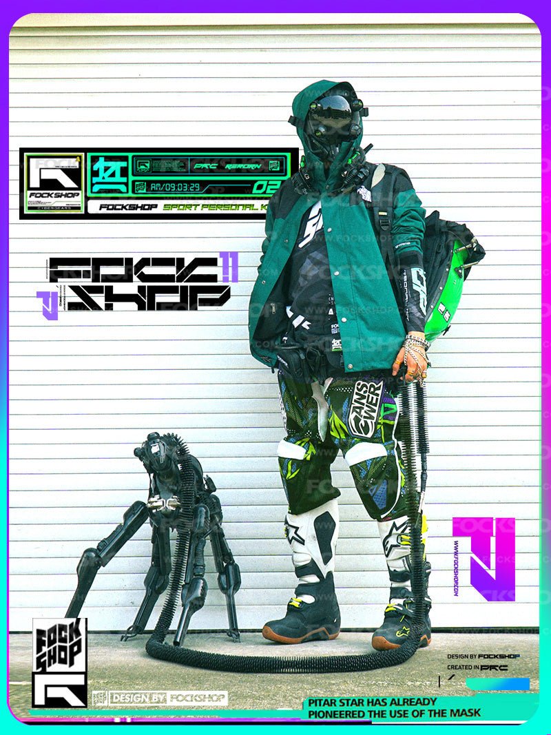 【N.13】FockSeries サイバーパンクフェイス【FK/CY MU2】 - LUCHYテックウェア&サバゲー専門店