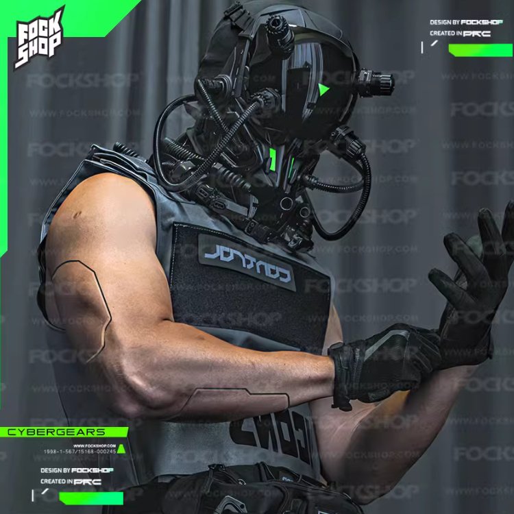 【N.13】FockSeries サイバーパンクフェイス【FK/CY MU2】 - LUCHYテックウェア&サバゲー専門店