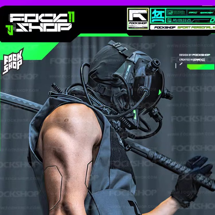 【N.13】FockSeries サイバーパンクフェイス【FK/CY MU2】 - LUCHYテックウェア&サバゲー専門店