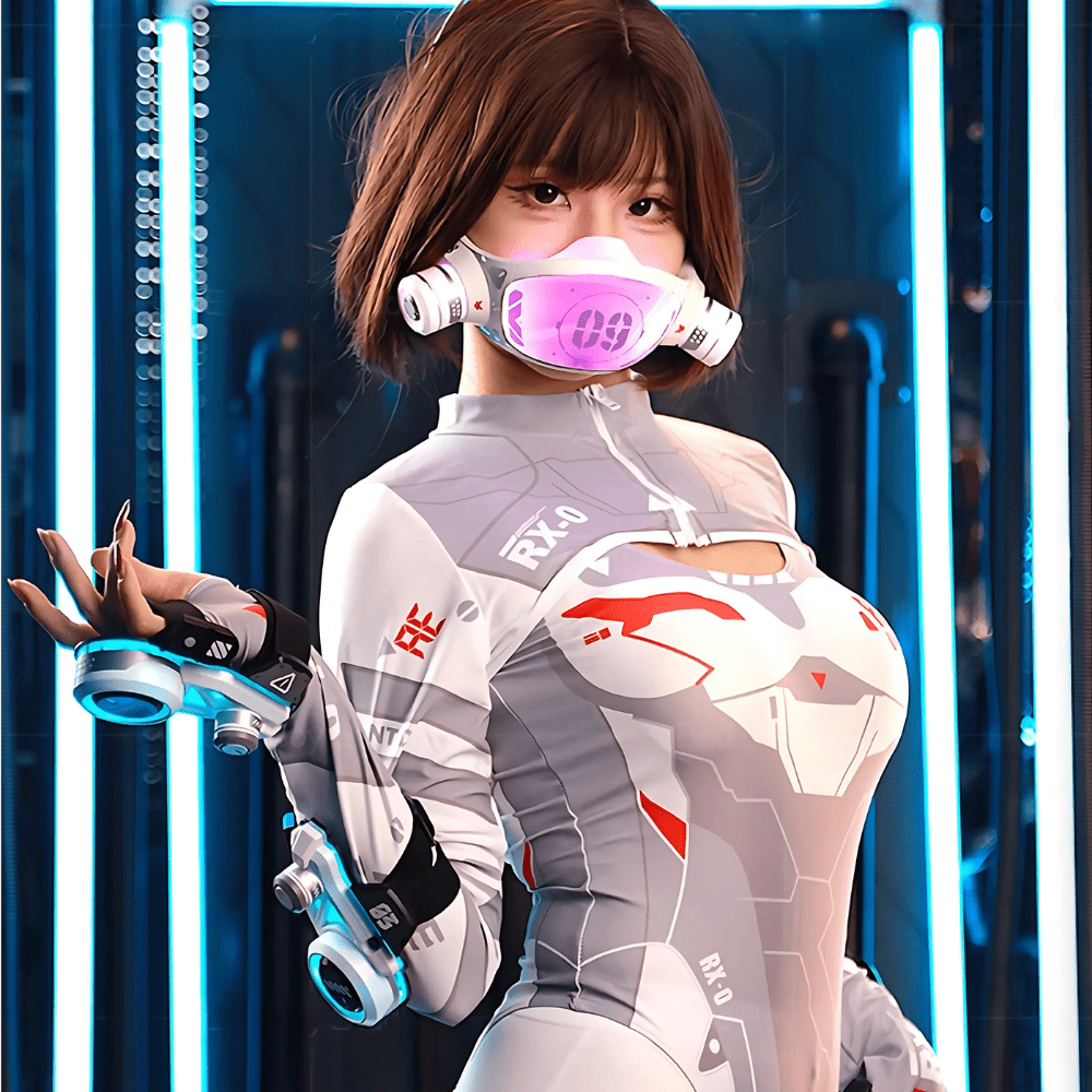 ネオンメカ・ライトアップタクティカルマスク - LUCHYテックウェア&サバゲー専門店