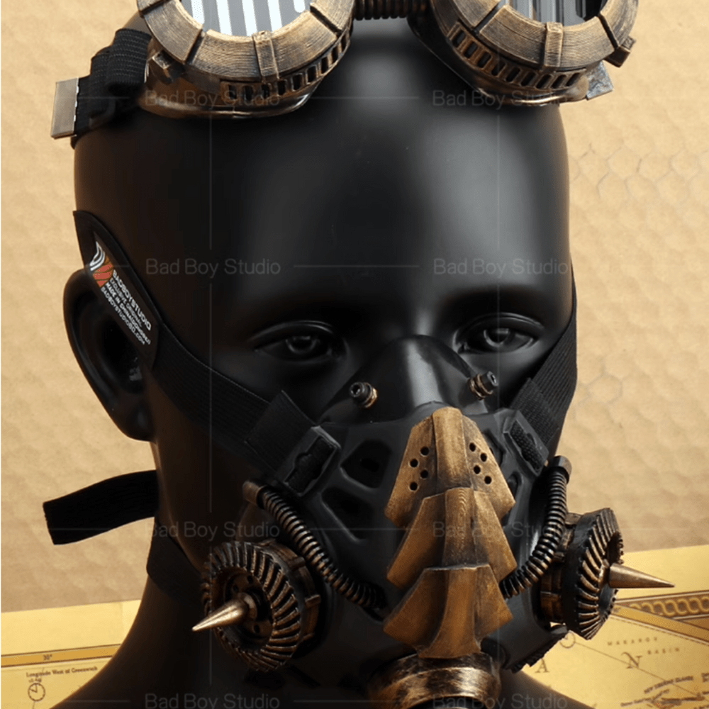 スチームパンクタクティカルマスク - LUCHYテックウェア&サバゲー専門店