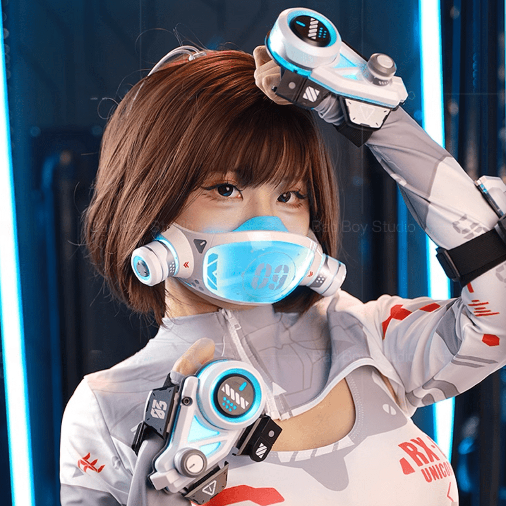 ネオンメカ・ライトアップタクティカルマスク - LUCHYテックウェア&サバゲー専門店