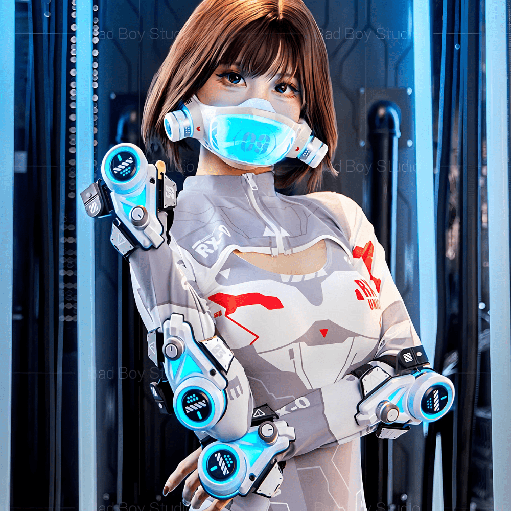 ネオンメカ・ライトアップタクティカルマスク - LUCHYテックウェア&サバゲー専門店