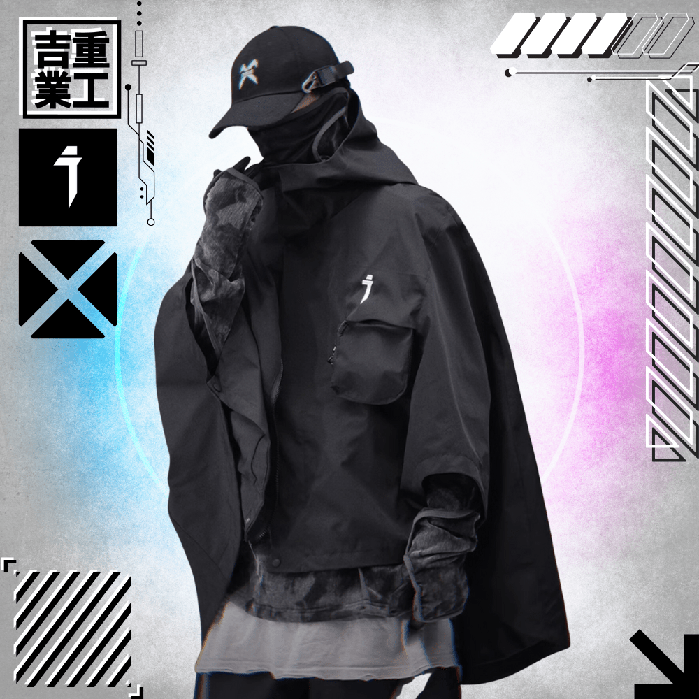 吉業重工】ステルスフロー・アーバンマントジャケット