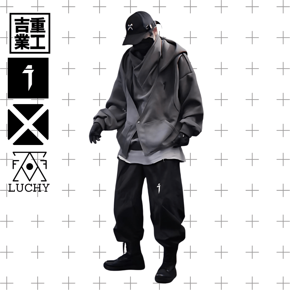 【吉業重工】スウェットルーズフィットフーディージャケット - LUCHYテックウェア&サバゲー専門店