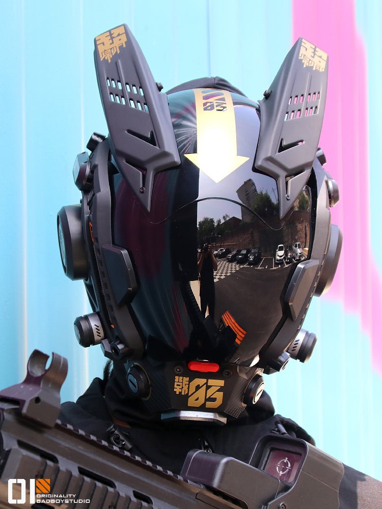 S/12【釈迦】サイバーパンクマスクフルフェイス - LUCHYテックウェア&サバゲー専門店