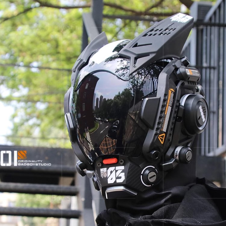 S/12【釈迦】サイバーパンクマスクフルフェイス - LUCHYテックウェア&サバゲー専門店