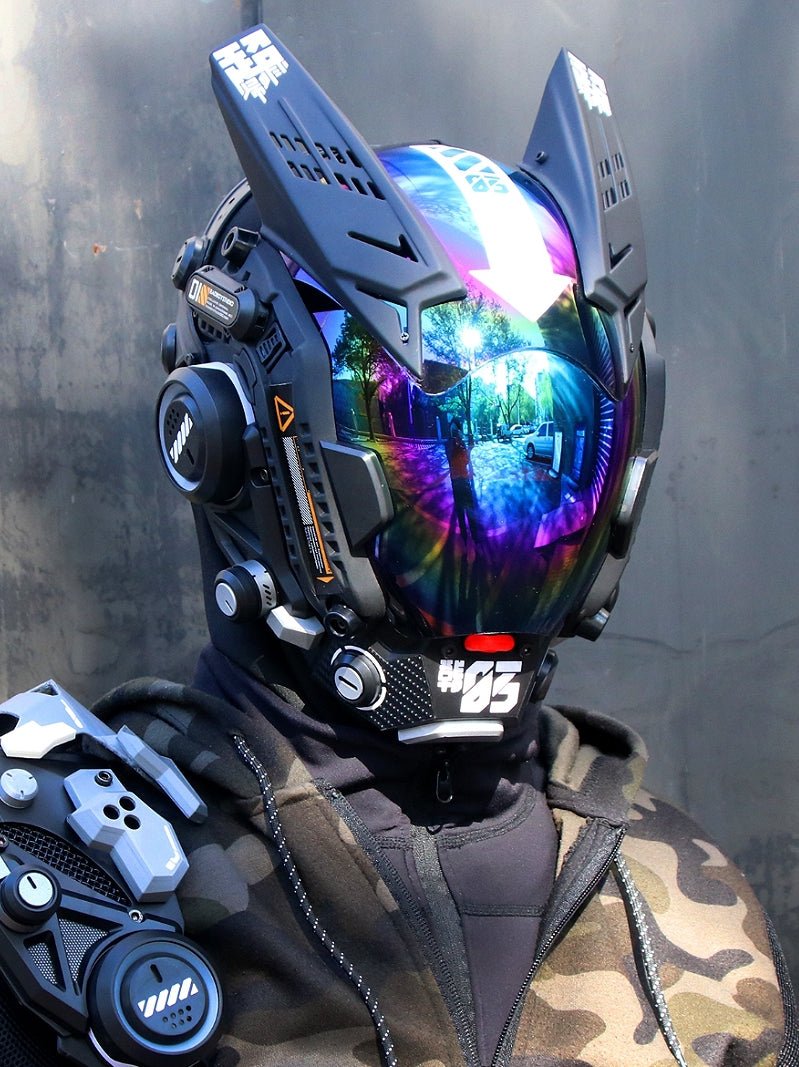 S/12【釈迦】サイバーパンクマスクフルフェイス - LUCHYテックウェア&サバゲー専門店