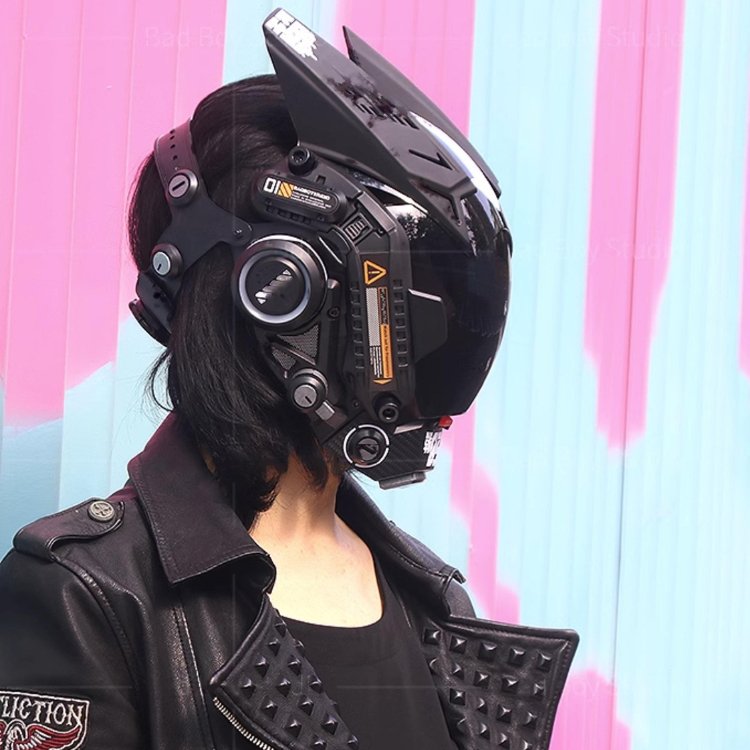 S/12【釈迦】サイバーパンクマスクフルフェイス - LUCHYテックウェア&サバゲー専門店