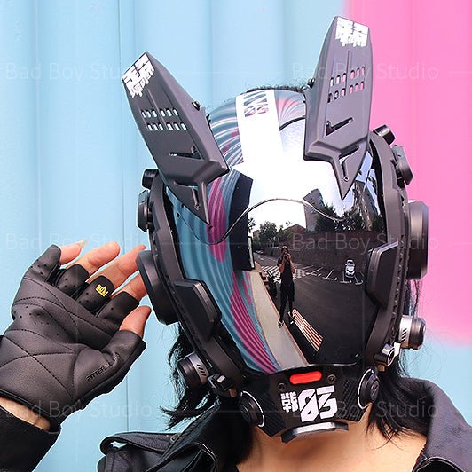 S/12【釈迦】サイバーパンクマスクフルフェイス - LUCHYテックウェア&サバゲー専門店