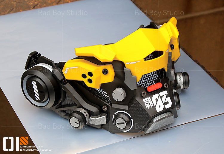 S/13【釈迦】サイバーパンクマスクハーフフェイス - LUCHYテックウェア&サバゲー専門店