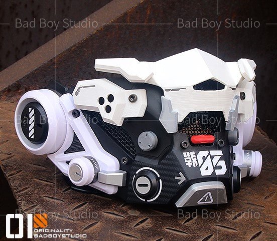 S/13【釈迦】サイバーパンクマスクハーフフェイス - LUCHYテックウェア&サバゲー専門店